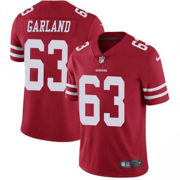 Ben Garland San Francisco 49ers red Vapor jersey