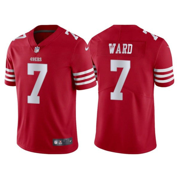 Charvarius Ward San Francisco 49ers red Vapor jersey