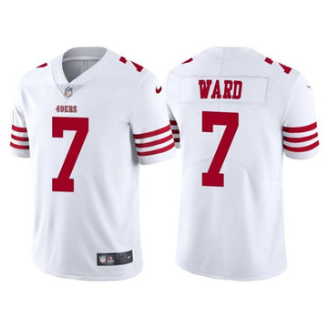 Charvarius Ward San Francisco 49ers white Vapor jersey