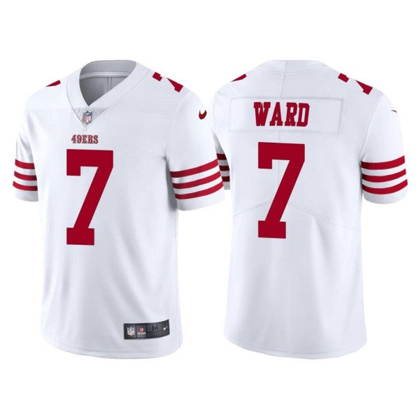 Charvarius Ward San Francisco 49ers white Vapor jersey