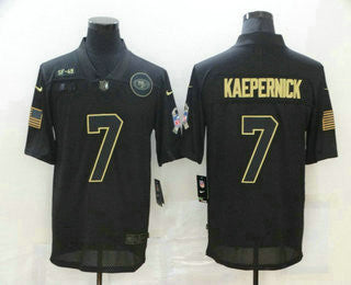 Colin Kaepernick San Francisco 49ers black Salute To Service jersey