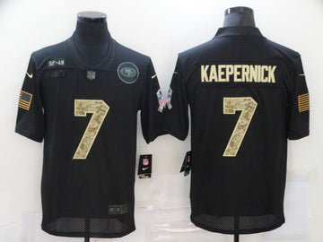 Colin Kaepernick San Francisco 49ers black Salute To Service jersey