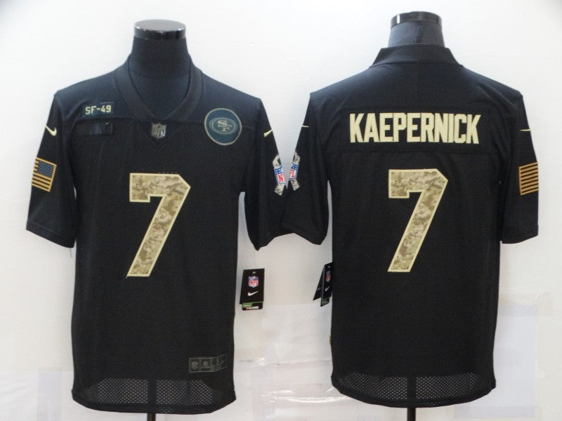 Colin Kaepernick San Francisco 49ers black Salute To Service jersey