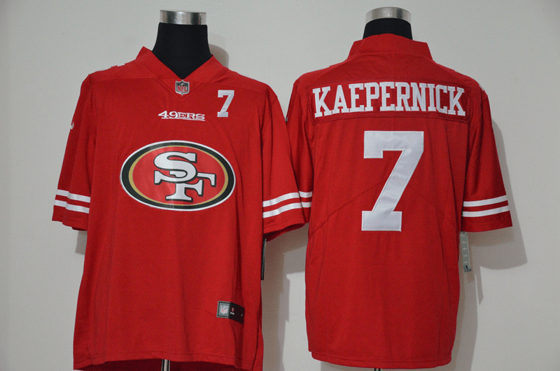 Colin Kaepernick San Francisco 49ers red Vapor jersey
