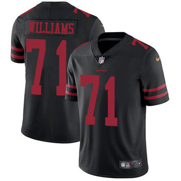 Trent Williams San Francisco 49ers black Vapor jersey