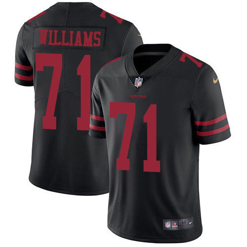 Trent Williams San Francisco 49ers black Vapor jersey