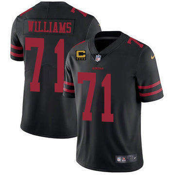 Trent Williams San Francisco 49ers black Vapor jersey