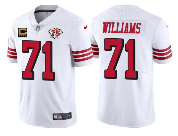 Trent Williams San Francisco 49ers white Vapor jersey
