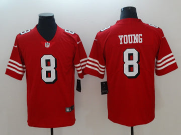 Steve Young San Francisco 49ers red Vapor jersey