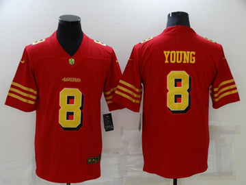 Steve Young San Francisco 49ers red Vapor jersey