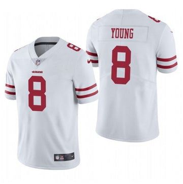 Steve Young San Francisco 49ers white Vapor jersey