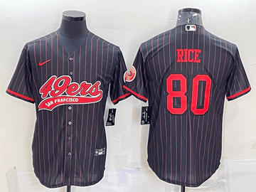 Jerry Rice San Francisco 49ers black jersey