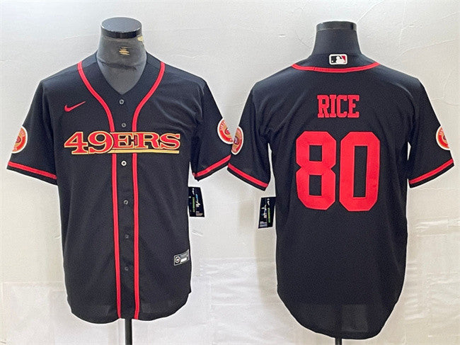 Jerry Rice San Francisco 49ers black jersey