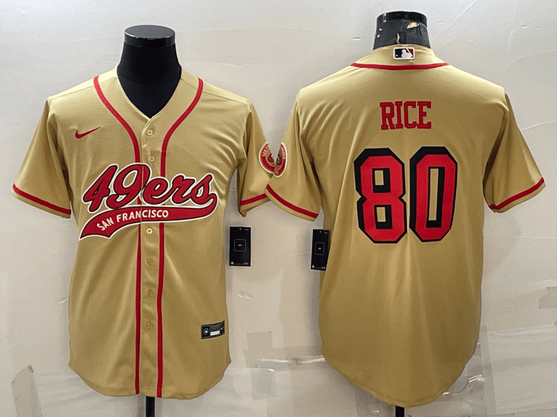 Jerry Rice San Francisco 49ers gold Color Rush jersey