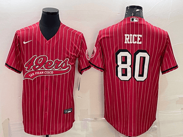 Jerry Rice San Francisco 49ers red Color Rush jersey