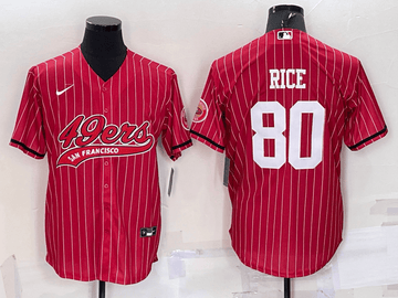 Jerry Rice San Francisco 49ers red jersey