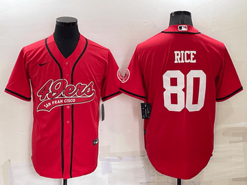 Jerry Rice San Francisco 49ers red jersey