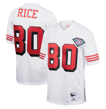 Jerry Rice San Francisco 49ers white jersey