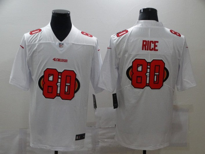 Jerry Rice San Francisco 49ers white Vapor jersey
