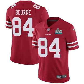 Kendrick Bourne San Francisco 49ers red Vapor jersey