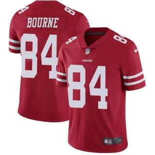 Kendrick Bourne San Francisco 49ers red Vapor jersey