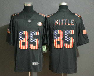 George Kittle San Francisco 49ers black Salute To Service jersey
