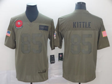 George Kittle San Francisco 49ers camo Salute To Service jersey
