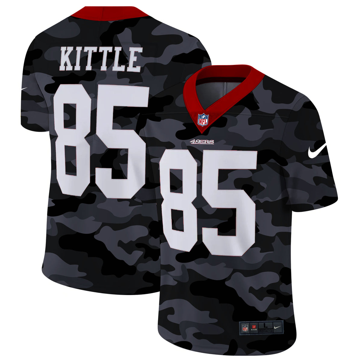 George Kittle San Francisco 49ers camo Limited jersey