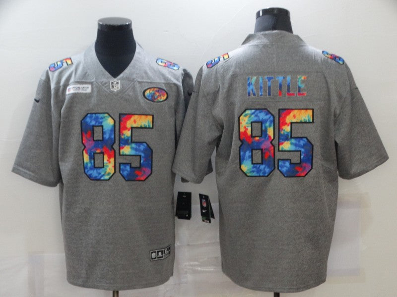 George Kittle San Francisco 49ers grey Limited jersey