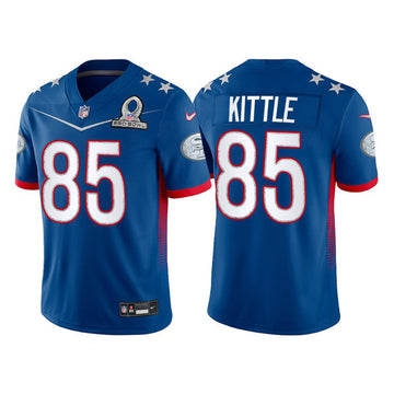 George Kittle San Francisco 49ers royal jersey