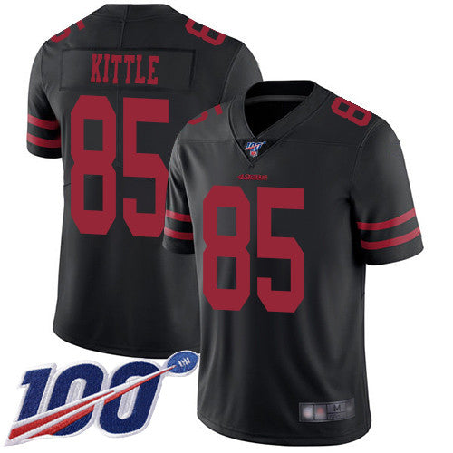 George Kittle San Francisco 49ers black Vapor jersey