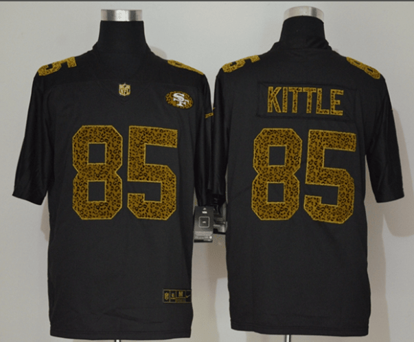 George Kittle San Francisco 49ers black Vapor jersey
