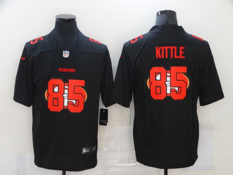 George Kittle San Francisco 49ers black Vapor jersey