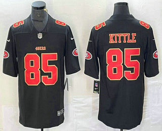 George Kittle San Francisco 49ers black Vapor jersey