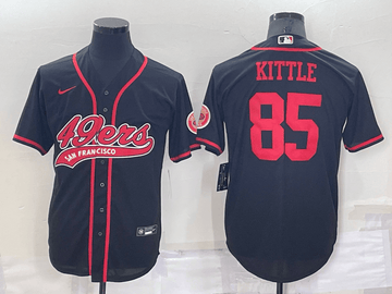 George Kittle San Francisco 49ers black jersey