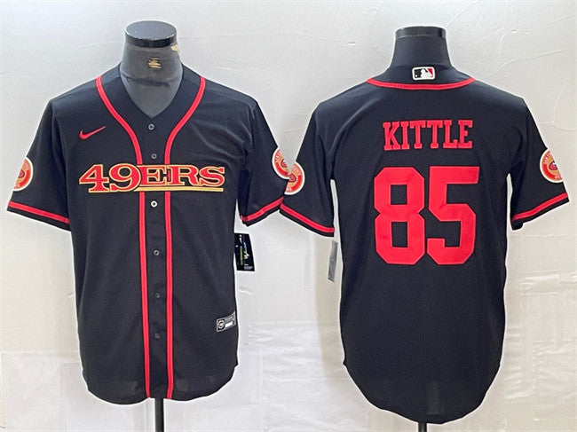 George Kittle San Francisco 49ers black jersey