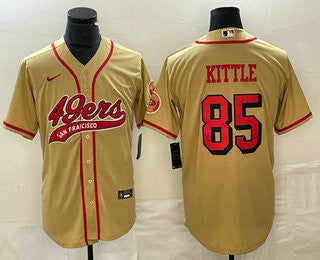 George Kittle San Francisco 49ers gold Color Rush jersey
