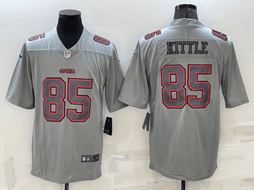 George Kittle San Francisco 49ers grey Vapor jersey