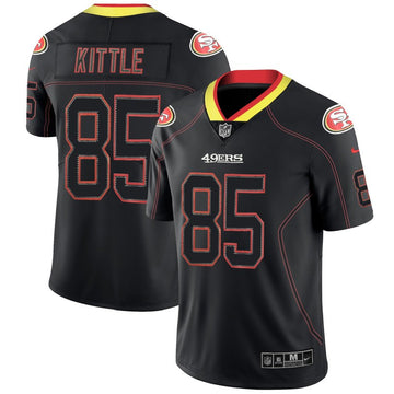 George Kittle San Francisco 49ers black Color Rush jersey