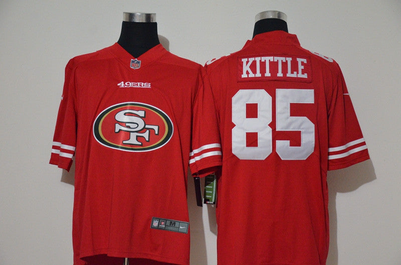George Kittle San Francisco 49ers red Vapor jersey