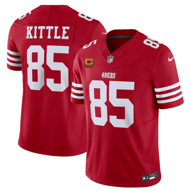 George Kittle San Francisco 49ers red Vapor jersey
