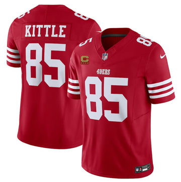 George Kittle San Francisco 49ers red Vapor jersey