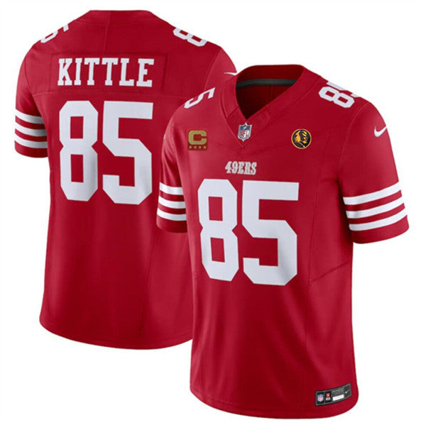 George Kittle San Francisco 49ers red Vapor jersey