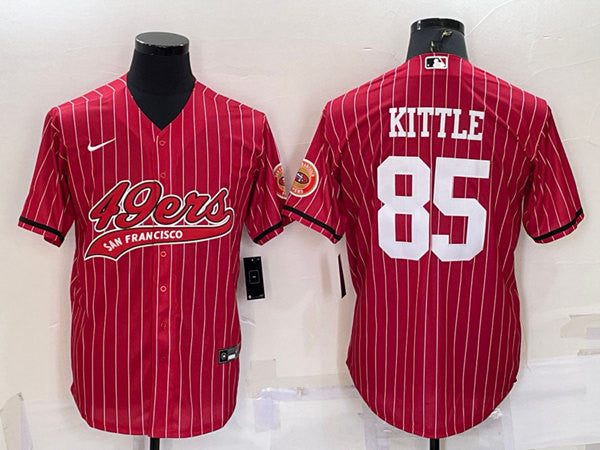 George Kittle San Francisco 49ers red jersey