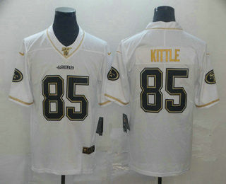 George Kittle San Francisco 49ers white jersey
