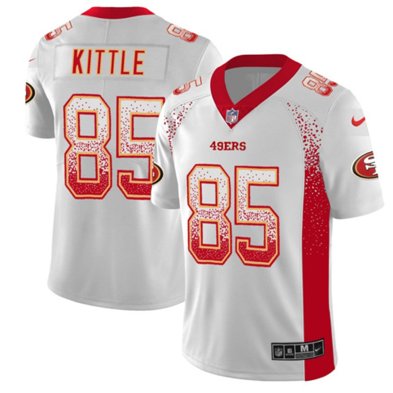 George Kittle San Francisco 49ers white Color Rush jersey