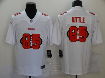 George Kittle San Francisco 49ers white Vapor jersey