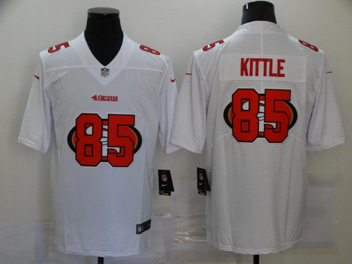 George Kittle San Francisco 49ers white Vapor jersey