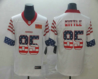 George Kittle San Francisco 49ers white jersey