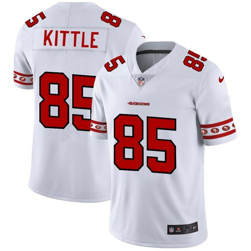 George Kittle San Francisco 49ers white Vapor jersey